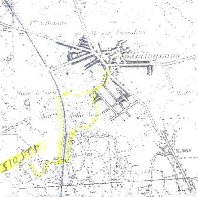 Mappa dell'itinerario sulli Siosti