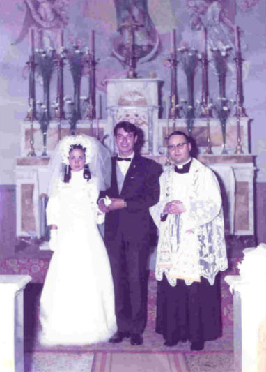 Mons. Pasquale Caputo on the day of a wedding