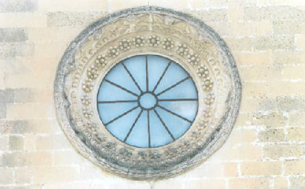 Rosone della chiesa parrocchiale